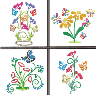 Blumen Schmetterling 